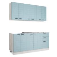 Кухня Сонет Лофт /  Дуб Бирюза