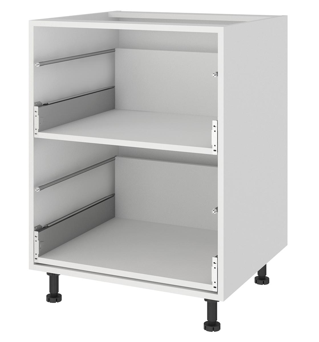 Тумба с 2-мя ящ. 82*60 Белый  ТЯ2-60Ц  