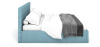 Кровать с подъемным механизмом Ребекка 160*200 Newtone aqua blue