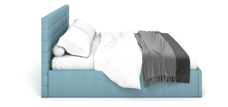 Кровать с подъемным механизмом Ребекка 160*200 Newtone aqua blue