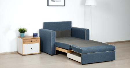 Диван малогабаритный "Найс (85)" ТД 114/5 Тесла деним