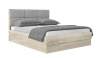 Венеция Кровать (без основания)  1600*2000 дуб Серый К.