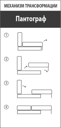 Диван "Томас" (пруж. блок) тик-так + 2 подушки  