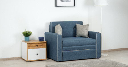 Диван малогабаритный "Найс (85)" ТД 114/5 Тесла деним