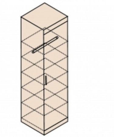 Ника Шкаф однодверный