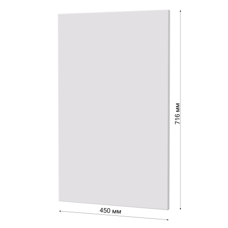 Фасад БЕЛЫЙ МАТОВЫЙ 450 для посудомоечной машины