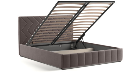 Милана кровать 1600*2000 с подъем. мех. Лекко Фог 