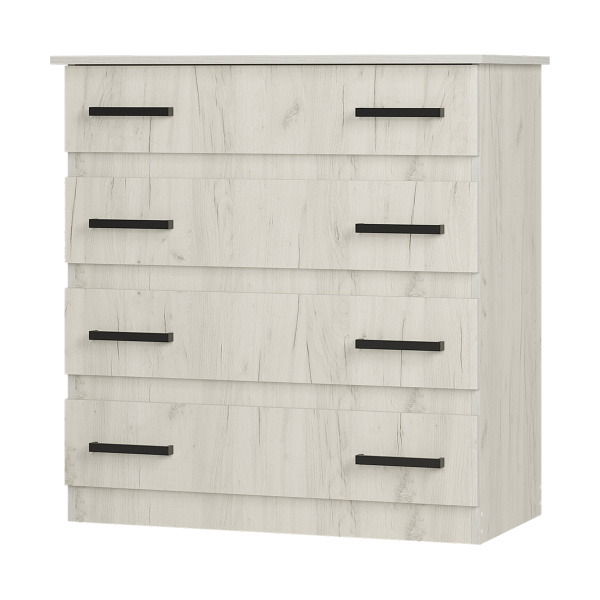 Комод Стандарт № 6  Дуб крафт белый/