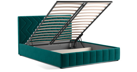 Кровать Милана 1600*2000 Tenerife izumrud