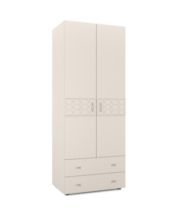 Рица Мод.РЦ-3 Шкаф 2 дв с ящ. д/ одежды лам. Сатин