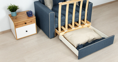 Диван малогабаритный "Найс (85)" ТД 114/5 Тесла деним