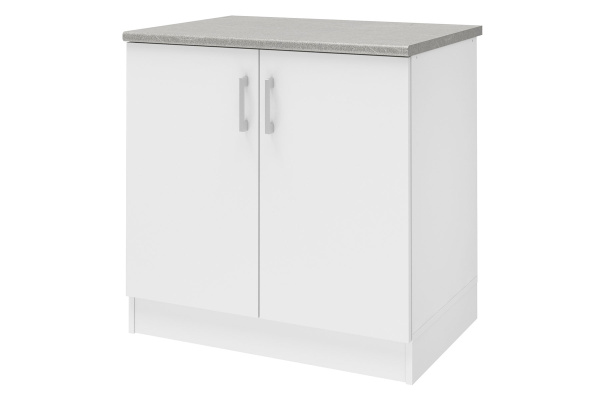 Уют СТЛ.275.04 Шкаф напольный 80 Белый/Белый