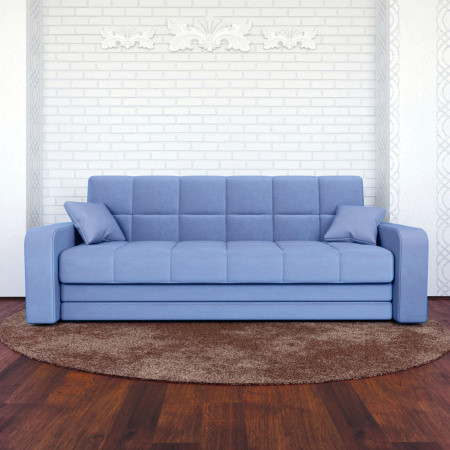 Диван-кровать "Лидер 3/1" Cabrio 104 синий