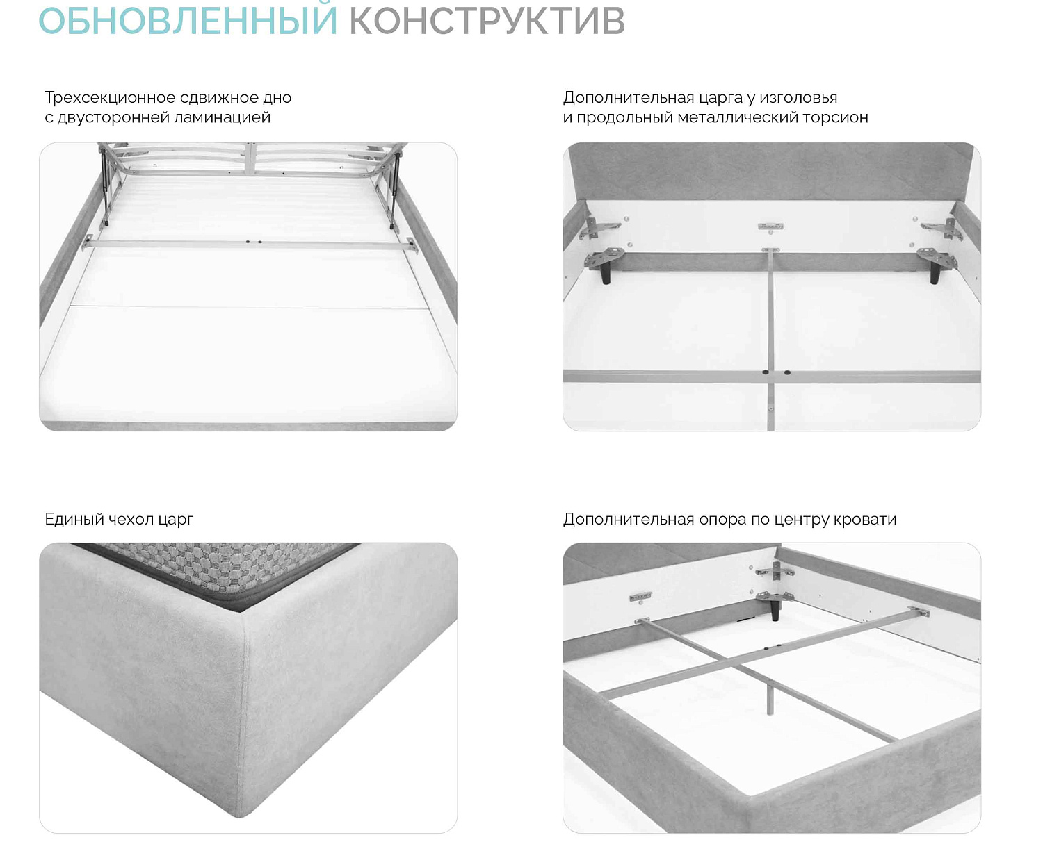 Кровать Аликанте 1400*2000 с ПМ Newtone aqua blue