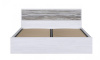 Сицилия Кровать 160*200 с жестким основанием Выбеленное дерево/Артвуд Темный