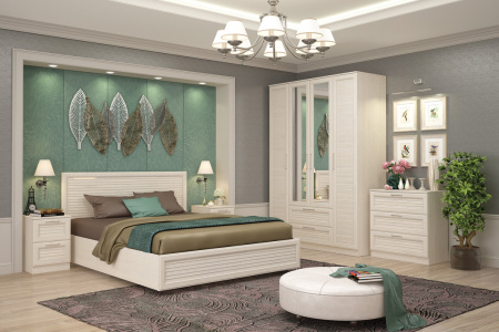 Кровать Лоретт СТЛ.361.24 1600*2000 (без основания) Дуб белый