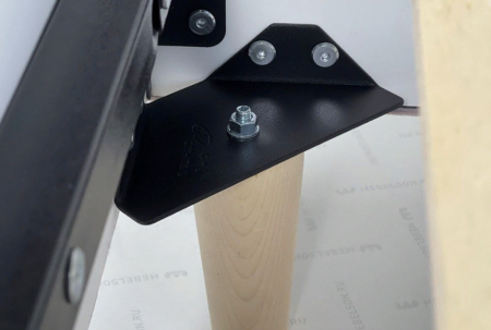 Кровать с основанием Лео 120х200 см графит/галька/велюр