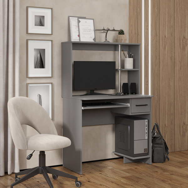 Стол компьютерный Дебют/Графит