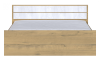Кровать Сицилия 160*200 с жестким основанием Дуб Бунратти / Бетон