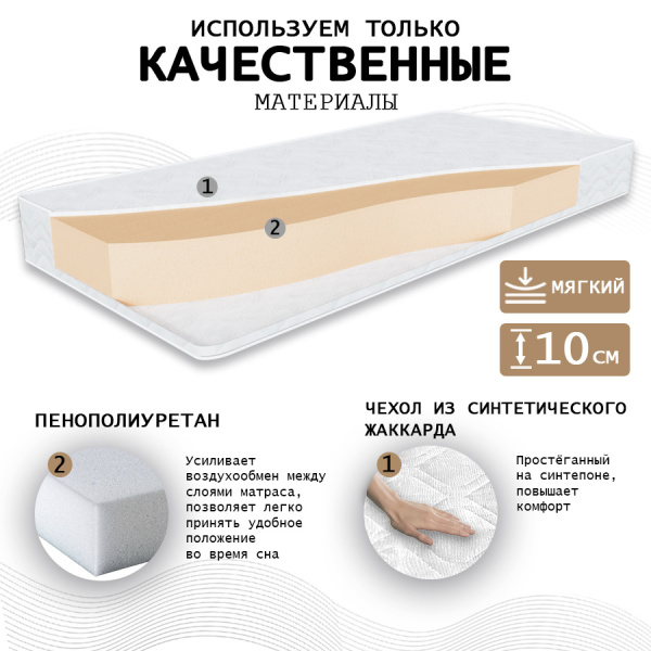 Матрас Комфорт «Экономичный» 800*1900 Матрас Комфорт «Экономичный» 800*1900