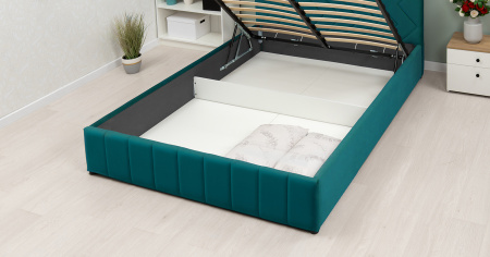 Кровать Милана 1600*2000 Tenerife izumrud