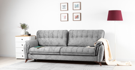 Диван "Дорис"  Арт. ТД 560 Everest Steel (серый) 