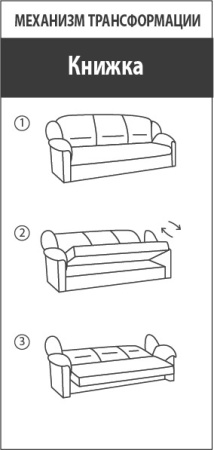 Диван-кровать Лидер 3