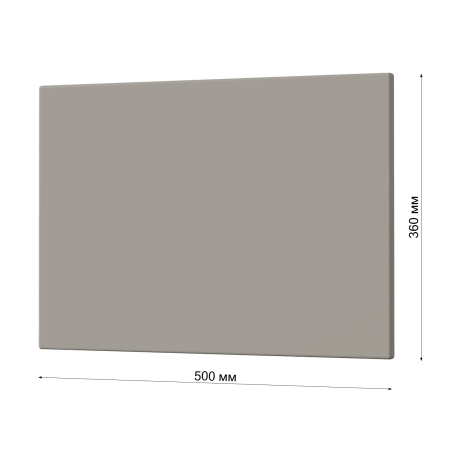 Фасад СЕРЫЙ МАТОВЫЙ h = 360 * 500