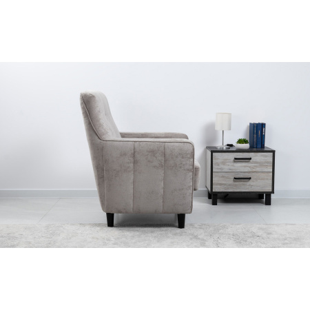 Кресло "Арно" Арт. ТК 563 Лаки 02 (серый жемчуг), Лаки 02 