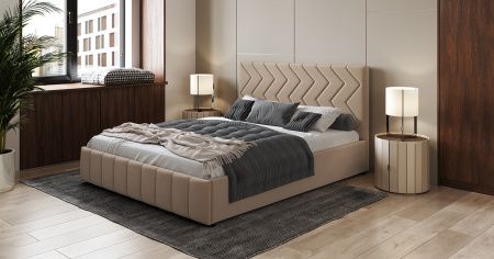 Кровать Милана 1600*2000 Tenerife latte