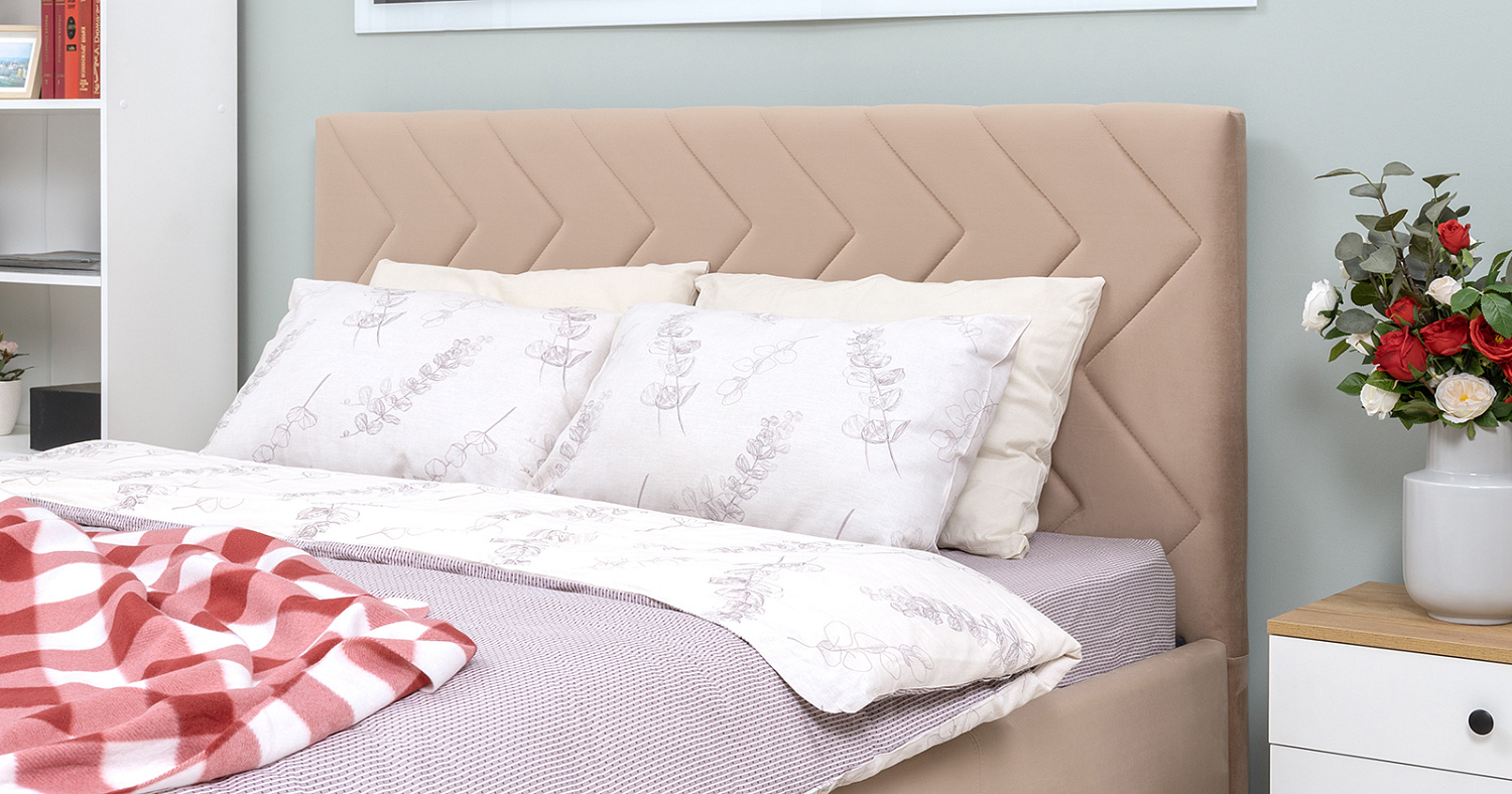 Кровать Милана 1600*2000 Tenerife latte