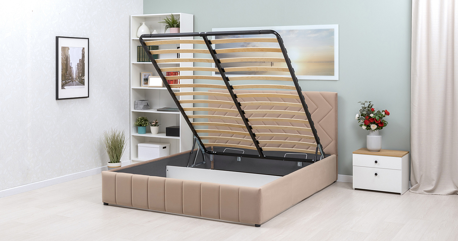 Кровать Милана 1600*2000 Tenerife latte