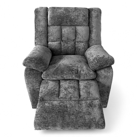 Кресло-реклайнер YF-S 8061/ ткань шенил В1130-19, Ручн. управление, подв. и вращение