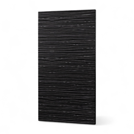 Фасад  ЧЕРНЫЙ СТРАЙП 423 для верхнего углового 