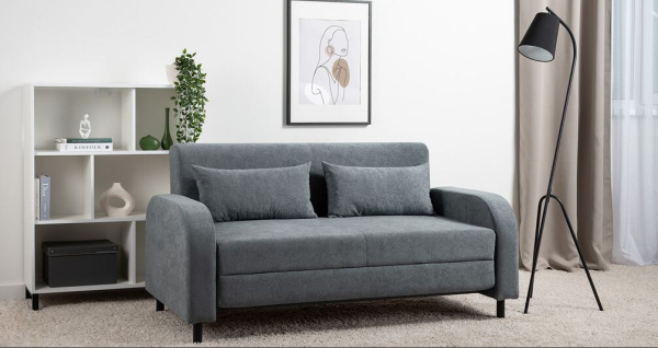 Диван м/г "Киото"  Арт. ТД 783 EPIC 83 GRAPHITE (темно-серый) 