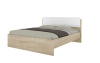 Бланка Кровать 1600*2000 дуб сонома/белый глянец