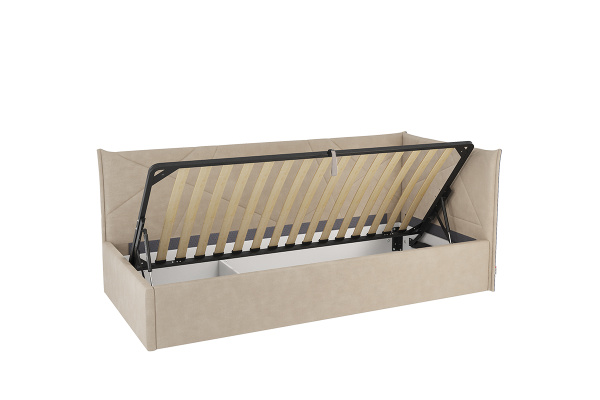 Кровать (Тахта) Бест 900*2000 Капучино (велюр)