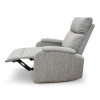 Кресло-реклайнер  YF-S 8025  ткань  белый лен, механич. реклайнер, ручн. управление