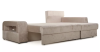 Диван угловой Марго 1 (26) правый (УП) бежевый велюр