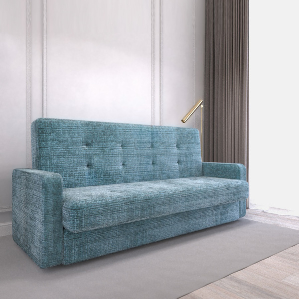 Диван-кровать "Лидер 3" S 2292 - 21 бирюзовый