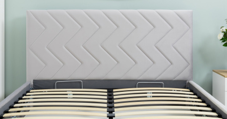 Кровать Милана 1600*2000 Tenerife silver