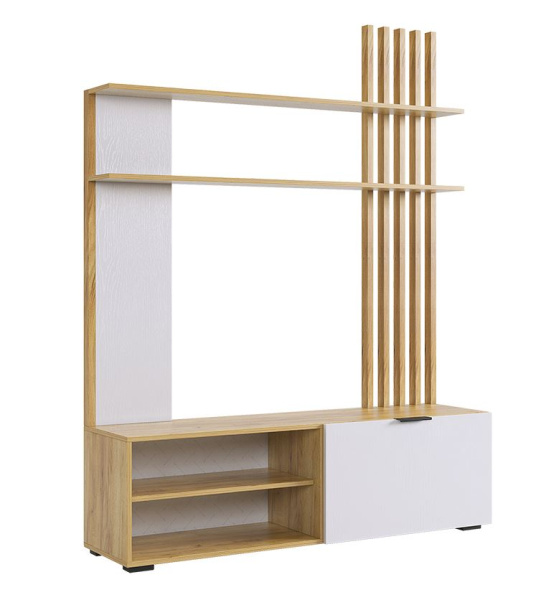 Гостиная Бери Крафт золотой/ Белое дерево